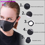 Plus Minus Co Unisex Sponge Dustproof PM2.5 Pollution Half Face Mouth Mask, view 2