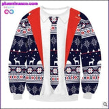 Plus Minus Co Unisex UGLY CHRISTMAS SWEATER, view 4