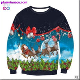 Plus Minus Co Unisex UGLY CHRISTMAS SWEATER, view 5
