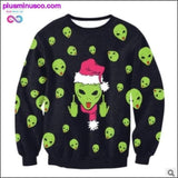 Plus Minus Co Unisex UGLY CHRISTMAS SWEATER, view 6