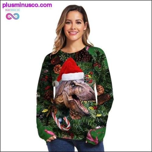 Plus Minus Co Unisex Women Christmas Sweater ugly Christmas Sweater Men