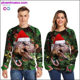 Plus Minus Co Unisex Women Christmas Sweater ugly Christmas Sweater Men, view 3