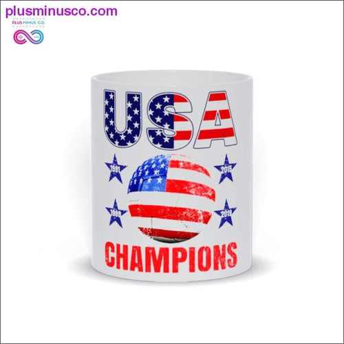 Plus Minus Co USA Champion Mugs