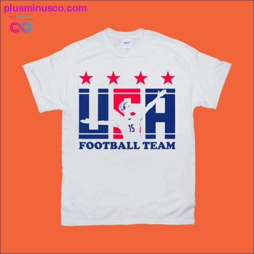 Plus Minus Co USA Football Team T-Shirts