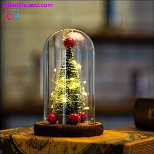 Plus Minus Co USB LED Beauty Rose and Beast Christmas Tree String Light