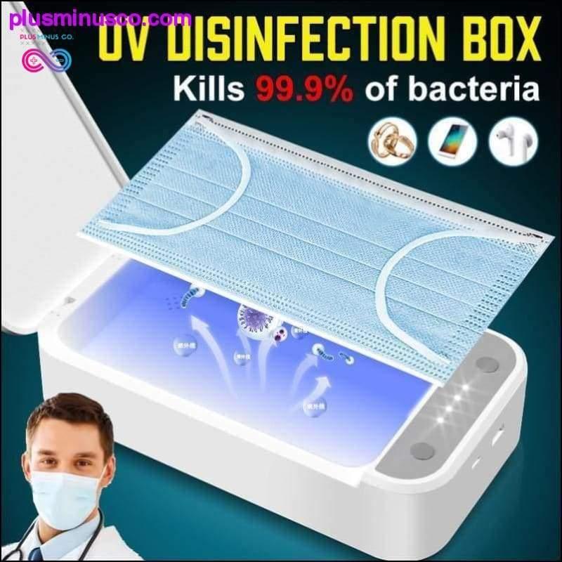Plus Minus Co UV Face Mask Sterilizer Box Anti Bacteria Ultraviolet Ray
