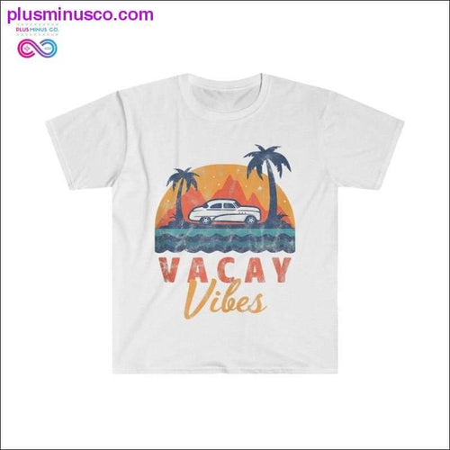 Plus Minus Co Vacay Vibes Summer Retro-inspired Design T-shirt