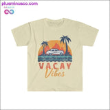 Plus Minus Co Vacay Vibes Summer Retro-inspired Design T-shirt, view 4