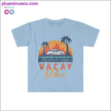 Plus Minus Co Vacay Vibes Summer Retro-inspired Design T-shirt, view 5