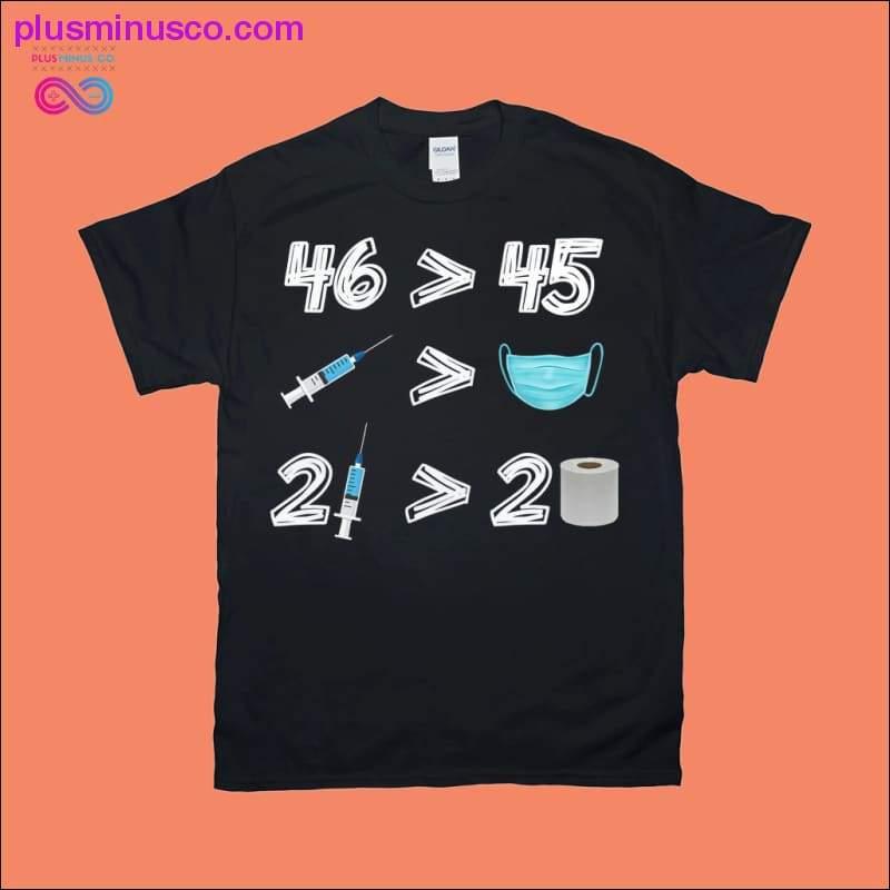 Plus Minus Co Vaccine T-Shirts