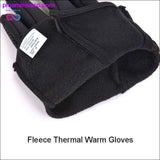 Plus Minus Co Touch Screen Windproof Outdoor Sport Gloves,Unisex Winter, view 5