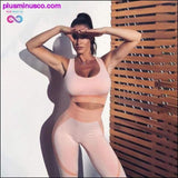 Plus Minus Co View original product Fitness Women Yoga Set Criss Cross, view 3