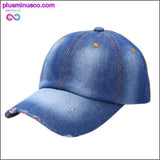 Plus Minus Co Vintage Cowboy Baseball Cap Female Male Adjustable Fashion, view 2