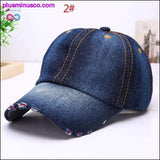 Plus Minus Co Vintage Cowboy Baseball Cap Female Male Adjustable Fashion, view 3