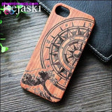 Plus Minus Co Vintage Designs Wood iPhone Case For iPhone 5, 5S, SE, 6,, view 3