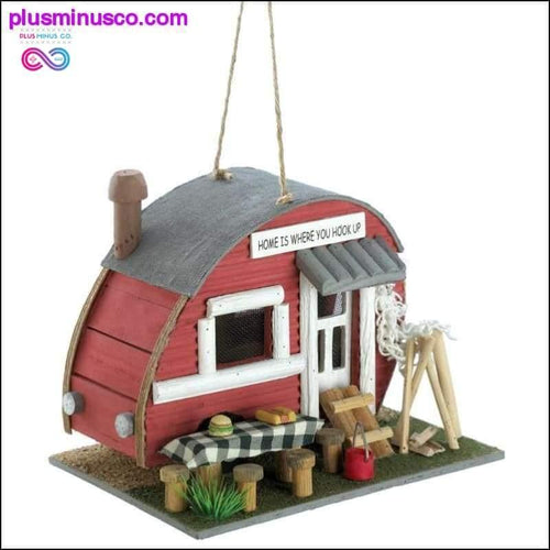 Plus Minus Co Vintage Trailer Birdhouse ll PlusMinusco.com