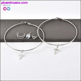 Plus Minus Co Vintage Virgin Mary Crystal Cross Drop Earrings, view 4
