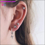 Plus Minus Co Vintage Virgin Mary Crystal Cross Drop Earrings, view 6