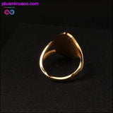 Plus Minus Co Vintage Virgin Mary Women Religious Gold Rings, view 2