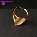 Plus Minus Co Vintage Virgin Mary Women Religious Gold Rings, view 6