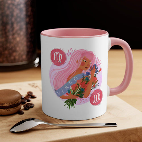 Plus Minus Co Virgo Lady Mugs, Virgo Pink mug, Virgo Red mug, Virgo Birthday Mug, I'M A Virgo Mugs, October Birthday, September Birthday