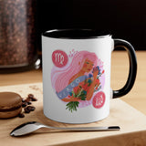 Plus Minus Co Virgo Lady Mugs, Virgo Pink mug, Virgo Red mug, Virgo Birthday Mug, I'M A Virgo Mugs, October Birthday, September Birthday, view 3