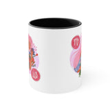 Plus Minus Co Virgo Lady Mugs, Virgo Pink mug, Virgo Red mug, Virgo Birthday Mug, I'M A Virgo Mugs, October Birthday, September Birthday, view 4