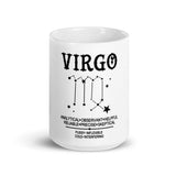 Plus Minus Co Virgo Mug Virgo Gifts - Virgo Constellation Coffee Mug - Analytical, precise , Virgo Qualtiies, September born Virgo Zodiac Coffee Mug, view 6
