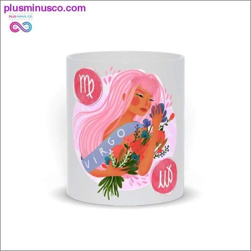 Plus Minus Co Virgo Pink Hair Woman Mugs