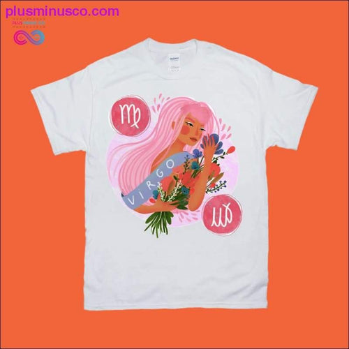 Plus Minus Co Virgo Pink Hair Woman T-Shirts