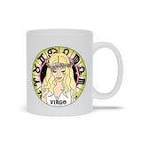 Plus Minus Co Virgo White Mugs, Virgo gift ideas, Virgo Birthday Mug, view 2