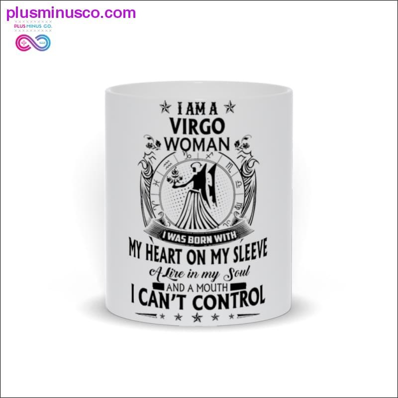Plus Minus Co I am a Virgo Woman Mugs