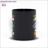 Plus Minus Co Virtually Awesome Music Teacher Black Mugs, view 2