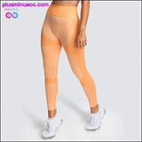 Plus Minus Co Vital Energy Seamless Leggings High Waist Gym Fitness Push, view 5