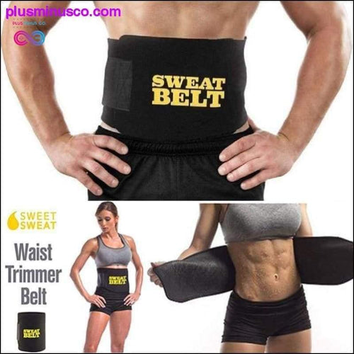 Plus Minus Co Waist Trainer Belt Women Men Body Shaper Suit Sweat Belt