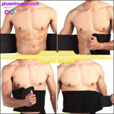 Plus Minus Co Waist Trainer Belt Women Men Body Shaper Suit Sweat Belt, view 3