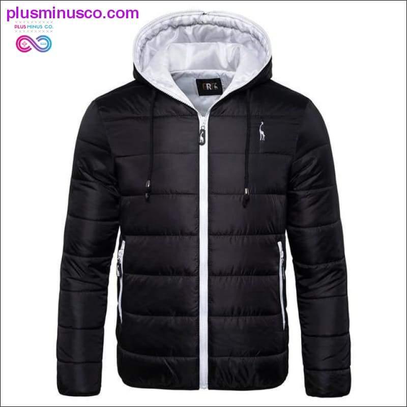 Plus Minus Co Waterproof Winter Jacket Men Hoodied Parka Men Warm Winter