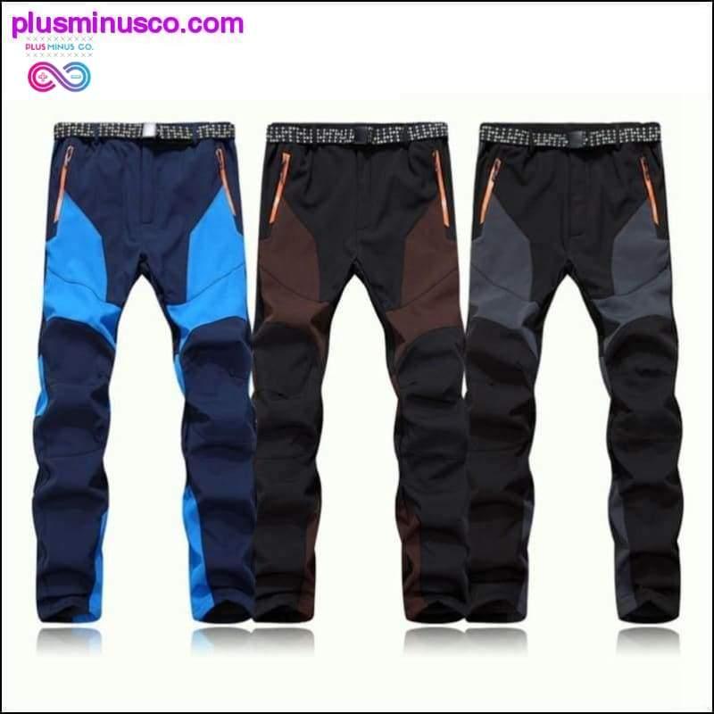 Plus Minus Co Waterproof/Windproof Outdoor Sports Winter Thick Pants