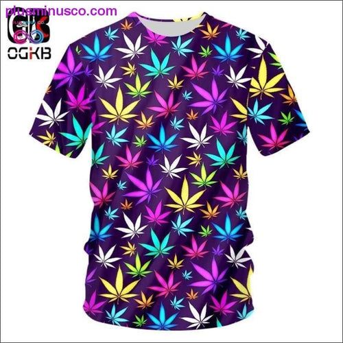 Plus Minus Co Weeds T Shirt Clover Tshirt Green Leaves Tops T-shirts