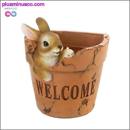 Plus Minus Co Welcoming Bunny Planter ll PlusMinusco.com
