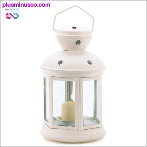 Plus Minus Co White Colonial Candle Lamp ll PlusMinusco.com