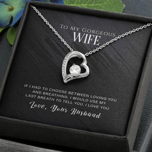 Plus Minus Co Wife Gift From Husband, To My Wife Necklace, Wife Anniversary Gift, I Love My Wife Gift From Husband, Wife Birthday Gift Wife Christmas Gift
