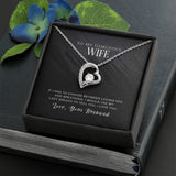 Plus Minus Co Wife Gift From Husband, To My Wife Necklace, Wife Anniversary Gift, I Love My Wife Gift From Husband, Wife Birthday Gift Wife Christmas Gift, view 2
