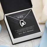 Plus Minus Co Wife Gift From Husband, To My Wife Necklace, Wife Anniversary Gift, I Love My Wife Gift From Husband, Wife Birthday Gift Wife Christmas Gift, view 3