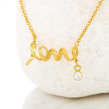 Plus Minus Co Love,To My Wife Necklace Anniversary Gift For Wife, Birthday, view 6