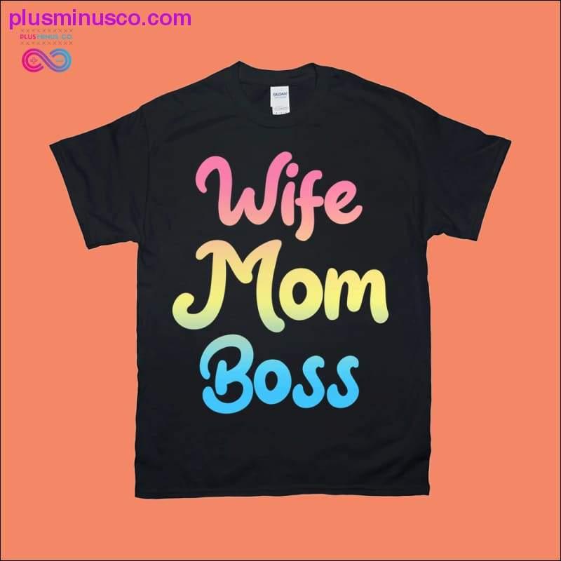 Plus Minus Co Wife Mom Boss T-Shirts