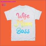 Plus Minus Co Wife Mom Boss T-Shirts, view 2