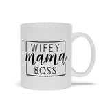 Plus Minus Co Wifey Mama Boss Mugs, view 2