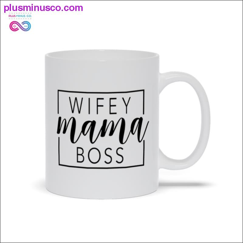 Plus Minus Co Wifey Mama Boss Mugs