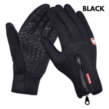 Plus Minus Co Winter Gloves Touch Screen Riding Motorcycle Sliding Waterproof Sports Gloves With Fleece, view 3